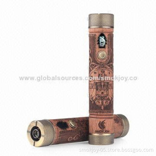 Smokjoy N-fire Max CE/RoHS Electronic Cigarette, Wooden Material, Variable Voltage